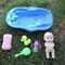 Pretend Play Baby Doll Care Set With Bathtub Accessories Baby Dolls Bath Set For Toddlers Birthday 0