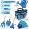 Gardening Tool Set For Kids Shovel Rake Fork Trowel Gloves Watering Can Tote Bag Outdoor Gardening 1