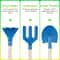 Gardening Tool Set For Kids Shovel Rake Fork Trowel Gloves Watering Can Tote Bag Outdoor Gardening 3