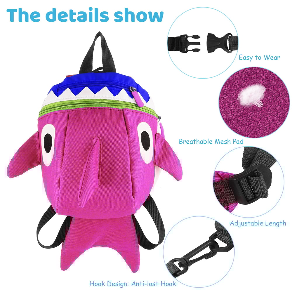 Kids Safety Harness Rope Tether, Toddler Backpack Leash for Boys and Girls, Leash for Outdoor Activities