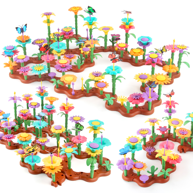 Grow Their Imagination with STEM Flower Garden Toy, Gift for Year Old Boys & Girls