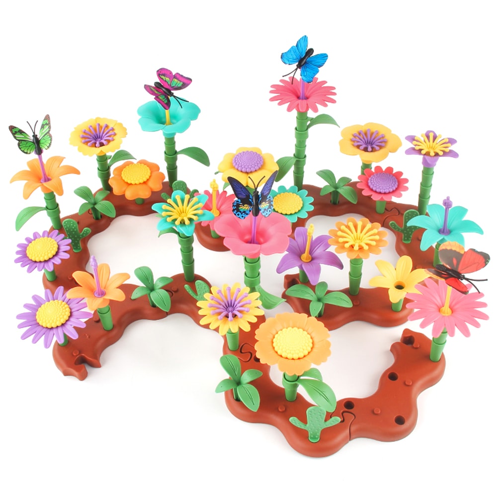 Grow Their Imagination with STEM Flower Garden Toy, Gift for Year Old Boys & Girls