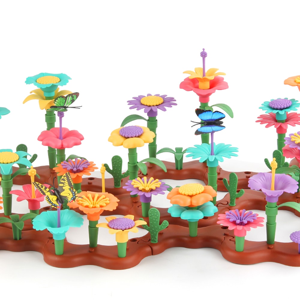 Grow Their Imagination with STEM Flower Garden Toy, Gift for Year Old Boys & Girls