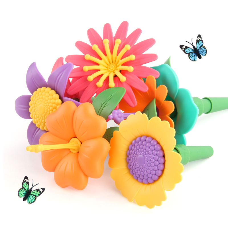 Grow Their Imagination with STEM Flower Garden Toy, Gift for Year Old Boys & Girls