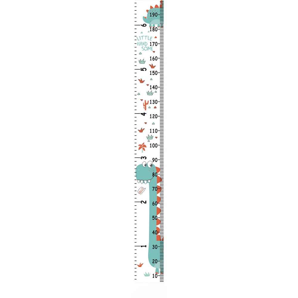 Kids Growth Chart Ruler Removable Wall Art Waterproof Nursery Decor Height Measure Wall Chart For B 7