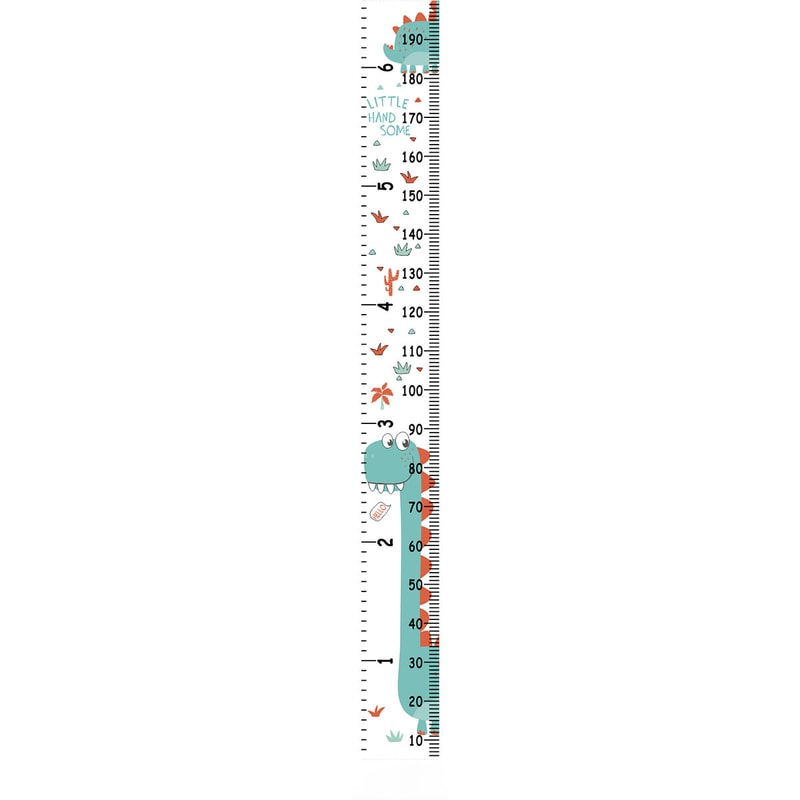 Kids Growth Chart Ruler Removable Wall Art Waterproof Nursery Decor Height Measure Wall Chart For B 7