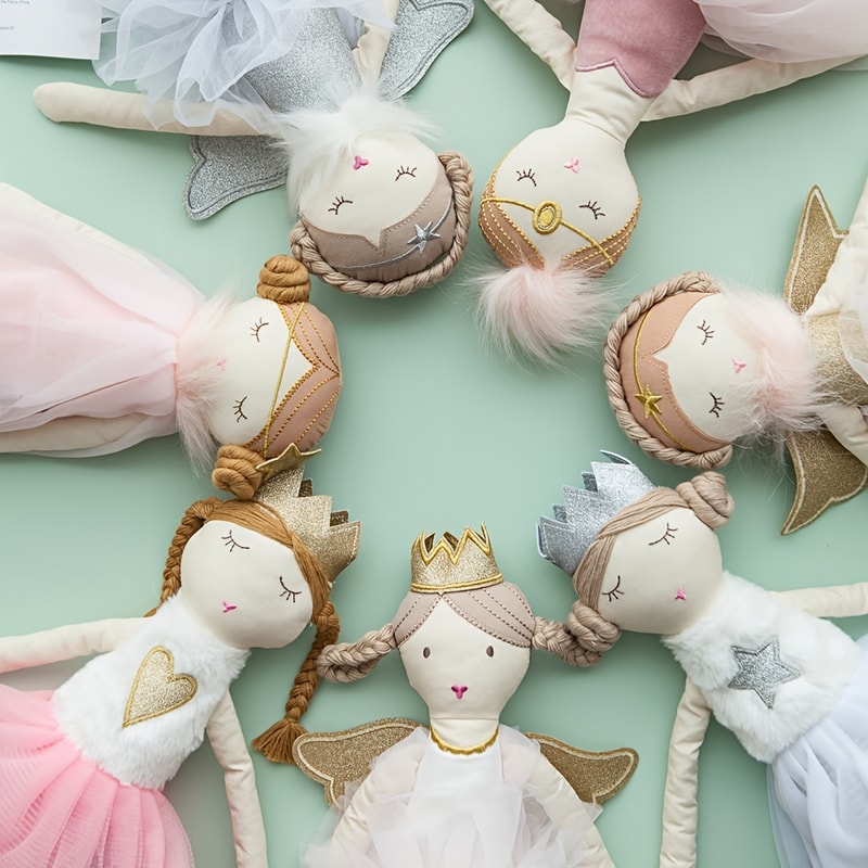 Elegant Angel Stuffed Doll Soft Plush Doll For Infants And Toddlers Birthday Gift 1