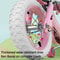 Cute Cartoon Princess Girls Bike Folding Childrens Bicycle With Training Wheels Doll Seat Basket K 2