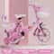Cute Cartoon Princess Girls Bike Folding Childrens Bicycle With Training Wheels Doll Seat Basket K 5