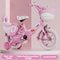Cute Cartoon Princess Girls Bike Folding Childrens Bicycle With Training Wheels Doll Seat Basket K 5