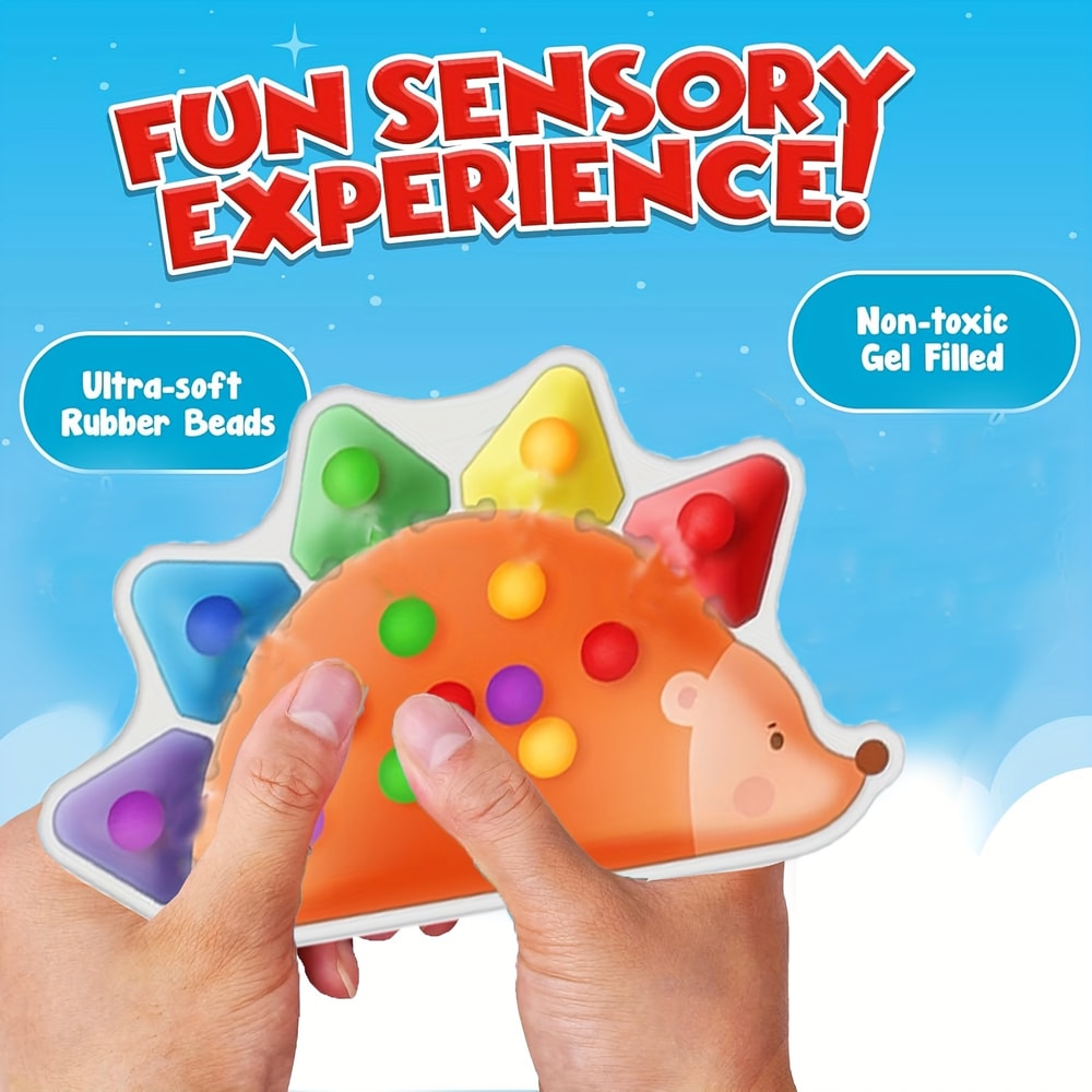 Sensory Color Sorting Toys, Fidget Toys for Toddlers, Montessori Fine Motor Skill Learning Games