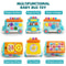 Interactive Music Activity Bus For Kids Shape Sorter Toy With Sound Light WhackaMole Cartoon Schoo 2