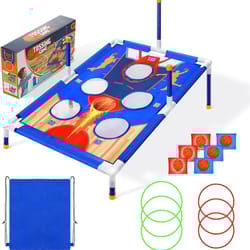 outdoor toss game combo for kids, carnival games bean bags, ring toss, family fun, birthday gift