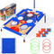 Outdoor Toss Game Combo for Kids, Carnival Games Bean Bags, Ring Toss, Family Fun, Birthday Gift