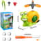 Rotating Snail Water Sprinkler Baseball Toy, Water Splashing Fun with Sprinkler Heads for Kids
