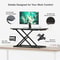 Gas Spring Laptop Stand Riser Lightweight Sit To Stand Converter 1