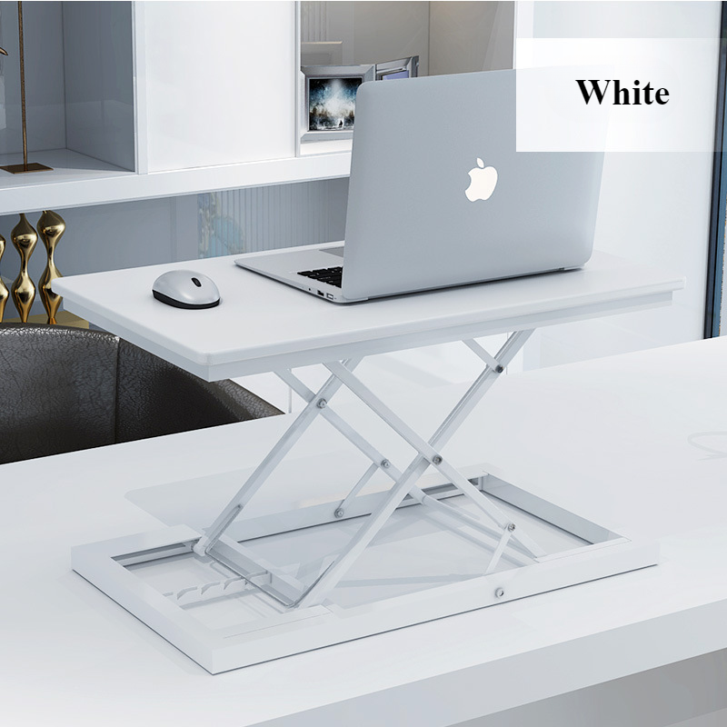 Gas Spring Laptop Stand Riser Lightweight Sit To Stand Converter 4