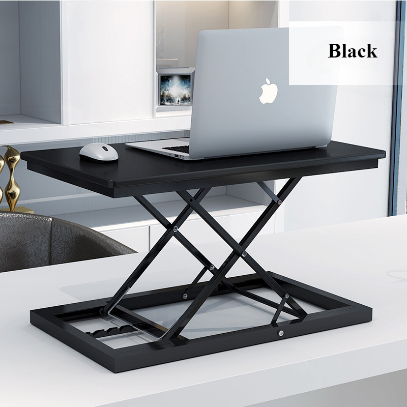 Gas Spring Laptop Stand Riser Lightweight Sit To Stand Converter 5