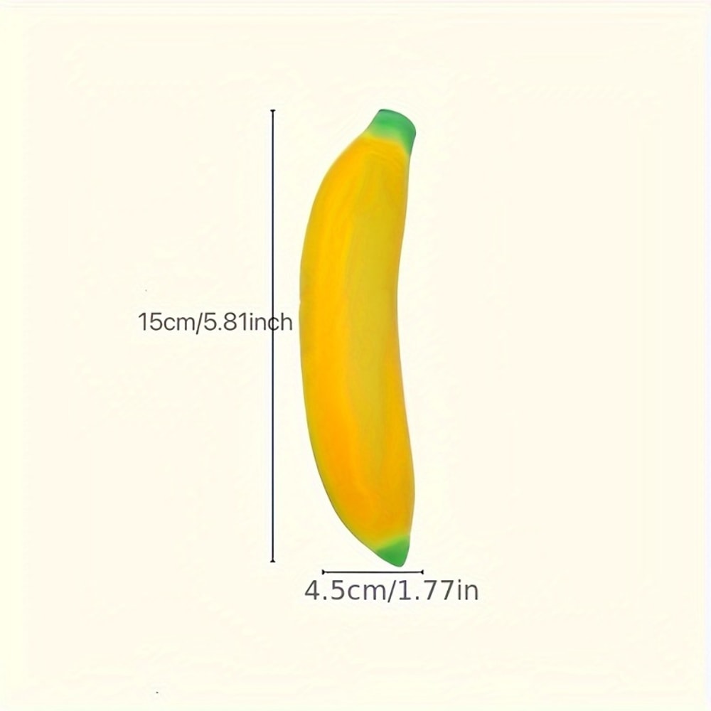 Fun Decompressing Toy Super Stretchy Banana Simulation For Hand Therapy Knead Toy 1