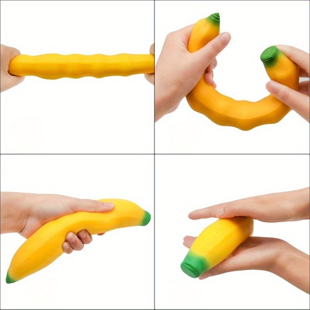 Fun Decompressing Toy Super Stretchy Banana Simulation For Hand Therapy Knead Toy 2
