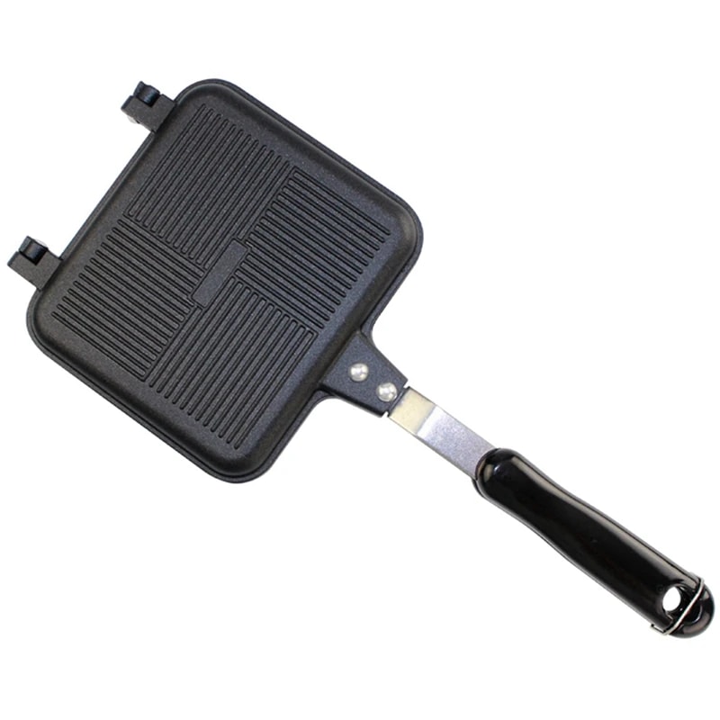 Non-Stick Sandwich Maker, Waffle Pancake Iron, Double-Sided Toast Machine, Barbecue Mold Grill Frying