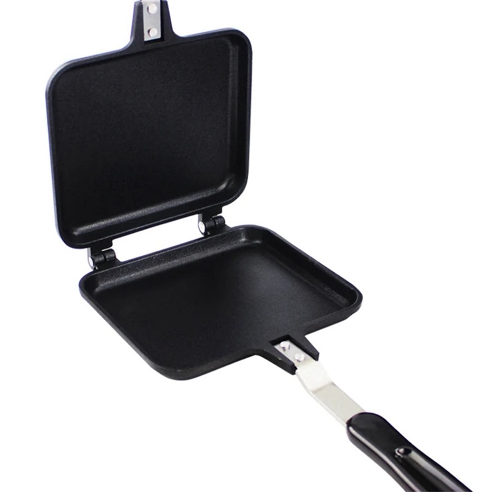 Non-Stick Sandwich Maker, Waffle Pancake Iron, Double-Sided Toast Machine, Barbecue Mold Grill Frying