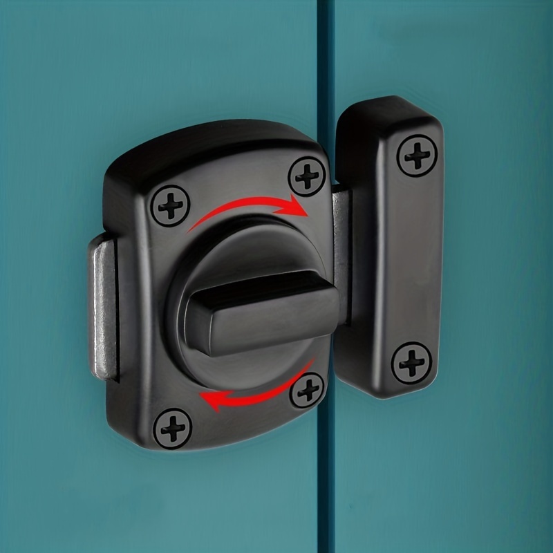 Double Sided Gate Hardware Safety Lock Gate Latch Slide Bolt 0