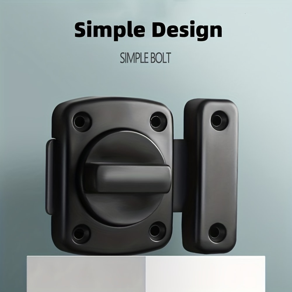 Double Sided Gate Hardware Safety Lock Gate Latch Slide Bolt 5