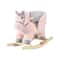 Wooden Plush Rocker Unicorn Ride On Toys for Toddlers, Baby Unicorn Rocker Gift for Kids