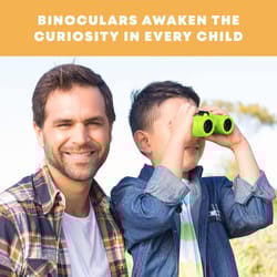 kids binoculars set, magnifying glass, compass, telescope toy for boys & girls