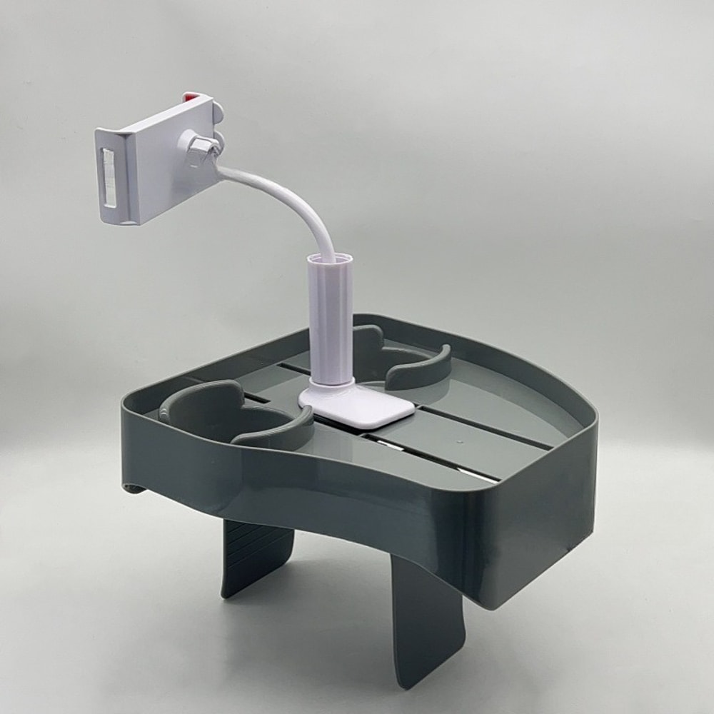 Adjustable Hot Tub Tray Table, Cup Holder & Phone Holder for Spa Wall Bathtub, Outdoor Drink Holder