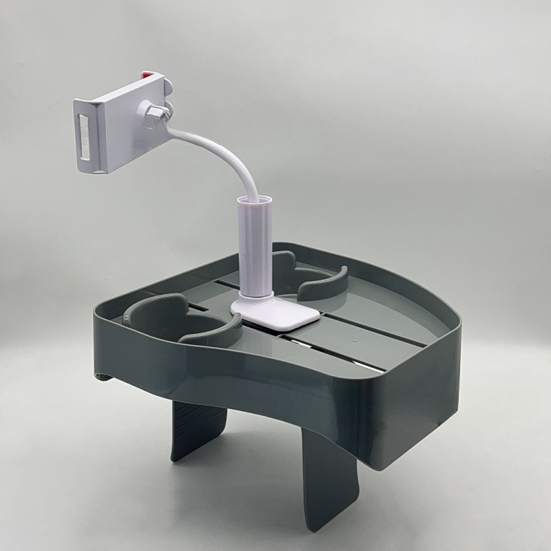 Adjustable Hot Tub Tray Table, Cup Holder & Phone Holder for Spa Wall Bathtub, Outdoor Drink Holder