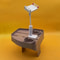 Adjustable Hot Tub Tray Table, Cup Holder & Phone Holder for Spa Wall Bathtub, Outdoor Drink Holder