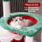 Cat Tower With Sisal Scratching Board Christmas Tree Cat Climbing Frame Plush Cat Bed 2