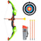 LED Light Up Archery Toy Set For Kids Bow And Arrow Game With Quiver Indoor And Outdoor Sport Toys 3