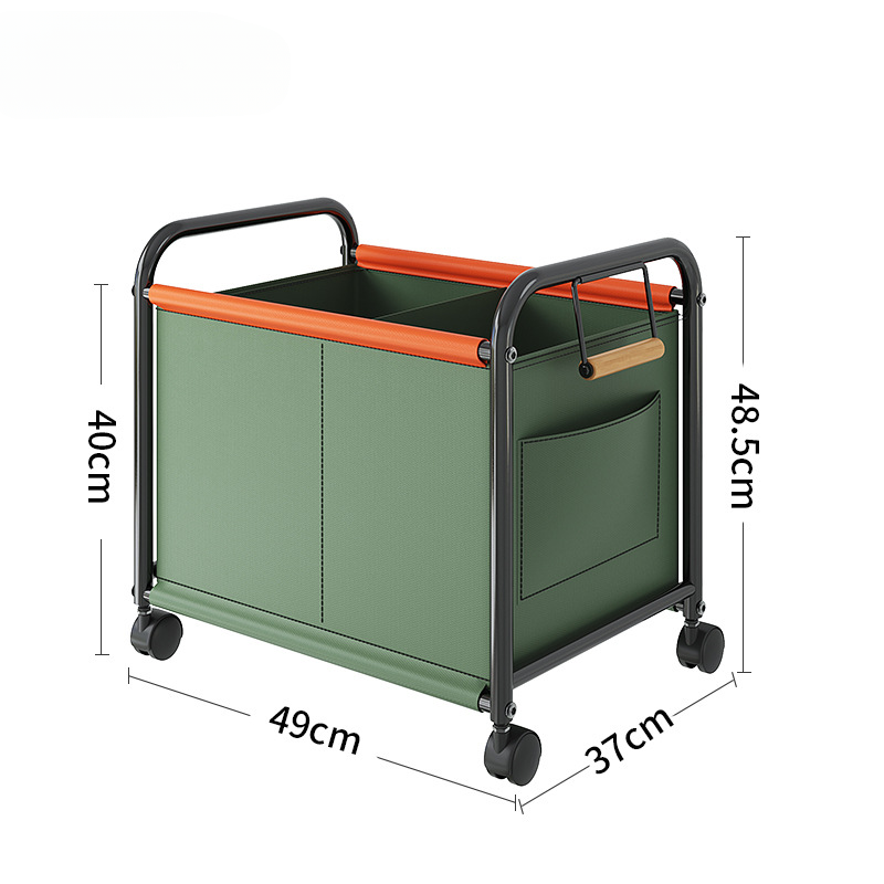 Sundries Storage Box With FourWheels Toy Storage Basket Large Capacity Trolley For Bedroom Universi 6