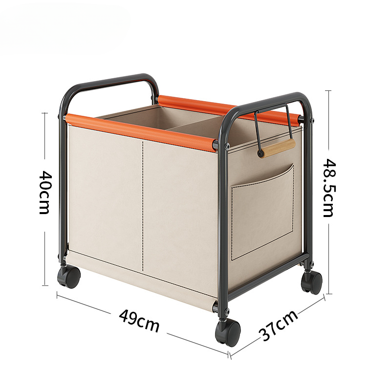 Sundries Storage Box With FourWheels Toy Storage Basket Large Capacity Trolley For Bedroom Universi 7