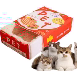 plush pet house, rectangular cat nest bed with zipper, soft cotton snack box for cats, dogs, puppies