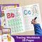 Educational Workbook for Preschool Learning, Alphabet Tracing, Busy ABC Color Book for Kids, Letter Tracing Fun for Boys