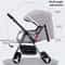Lightweight Foldable Twin Umbrella Stroller Double Stroller Sit Lying Side By Side With Universal 1