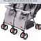 Lightweight Foldable Twin Umbrella Stroller Double Stroller Sit Lying Side By Side With Universal 3