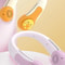 Cute Pink Pig Portable Neck Fan, Dinosaur Bladeless Fan, Speeds Rechargeable Wearable Personal USB Neck Fan