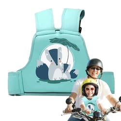 cartoon kids safety harness, breathable adjustable motorcycle harness, children passenger harness with shoulders