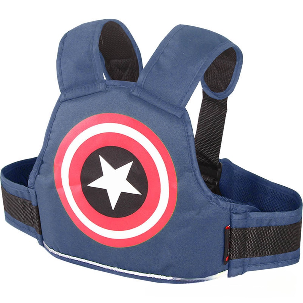Cartoon Kids Safety Harness, Breathable Adjustable Motorcycle Harness, Children Passenger Harness with Shoulders