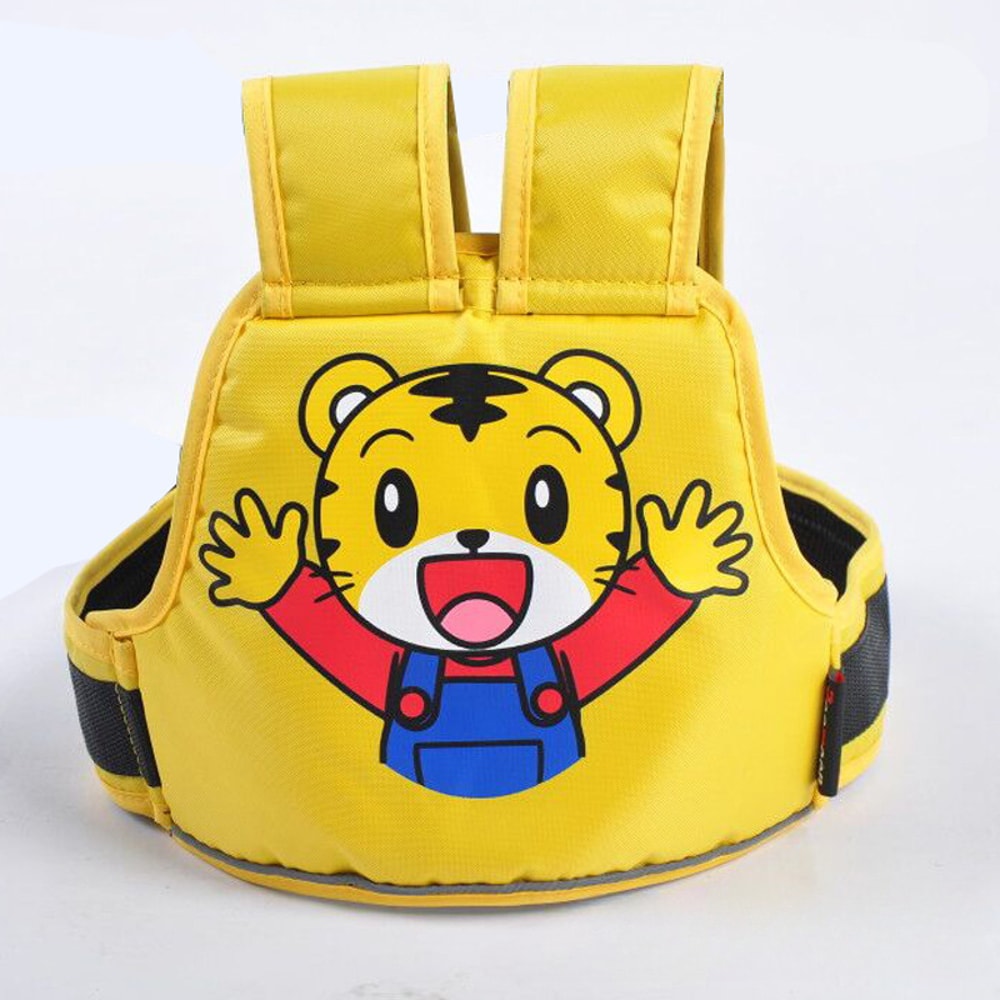 Cartoon Kids Safety Harness, Breathable Adjustable Motorcycle Harness, Children Passenger Harness with Shoulders