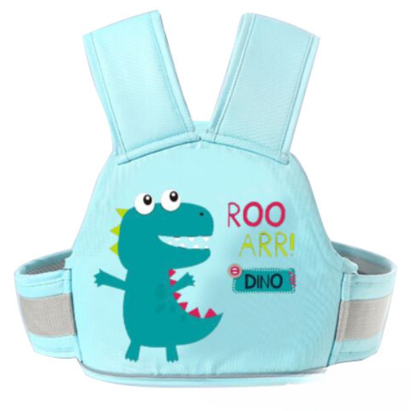 Cartoon Kids Safety Harness, Breathable Adjustable Motorcycle Harness, Children Passenger Harness with Shoulders