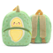 Mini Plushie Avocado Pumpkin Strawberry Backpack, Cute Cartoon Toddlers Schoolbag for Kids, Kindergarten Bookbag