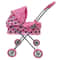 Folding Baby Doll Stroller, Role Play House Doll Accessories, Foldable Pram for Boys and Girls