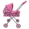 Folding Baby Doll Stroller, Role Play House Doll Accessories, Foldable Pram for Boys and Girls