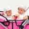 Folding Baby Doll Stroller, Role Play House Doll Accessories, Foldable Pram for Boys and Girls
